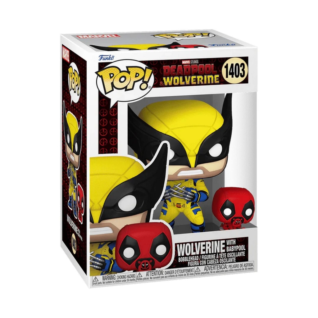 Nessiworld Funko POP Marvel Deadpool: Wolverine w/ Babypool Nessiworld Funko POP Marvel Deadpool: Wolverine w/ Babypool
