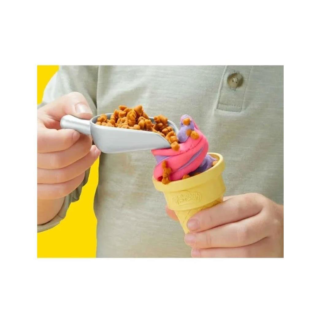 Nessiworld G0028 Play-Doh Gökkuşağı Dondurma Makinesi Oyun Seti+3