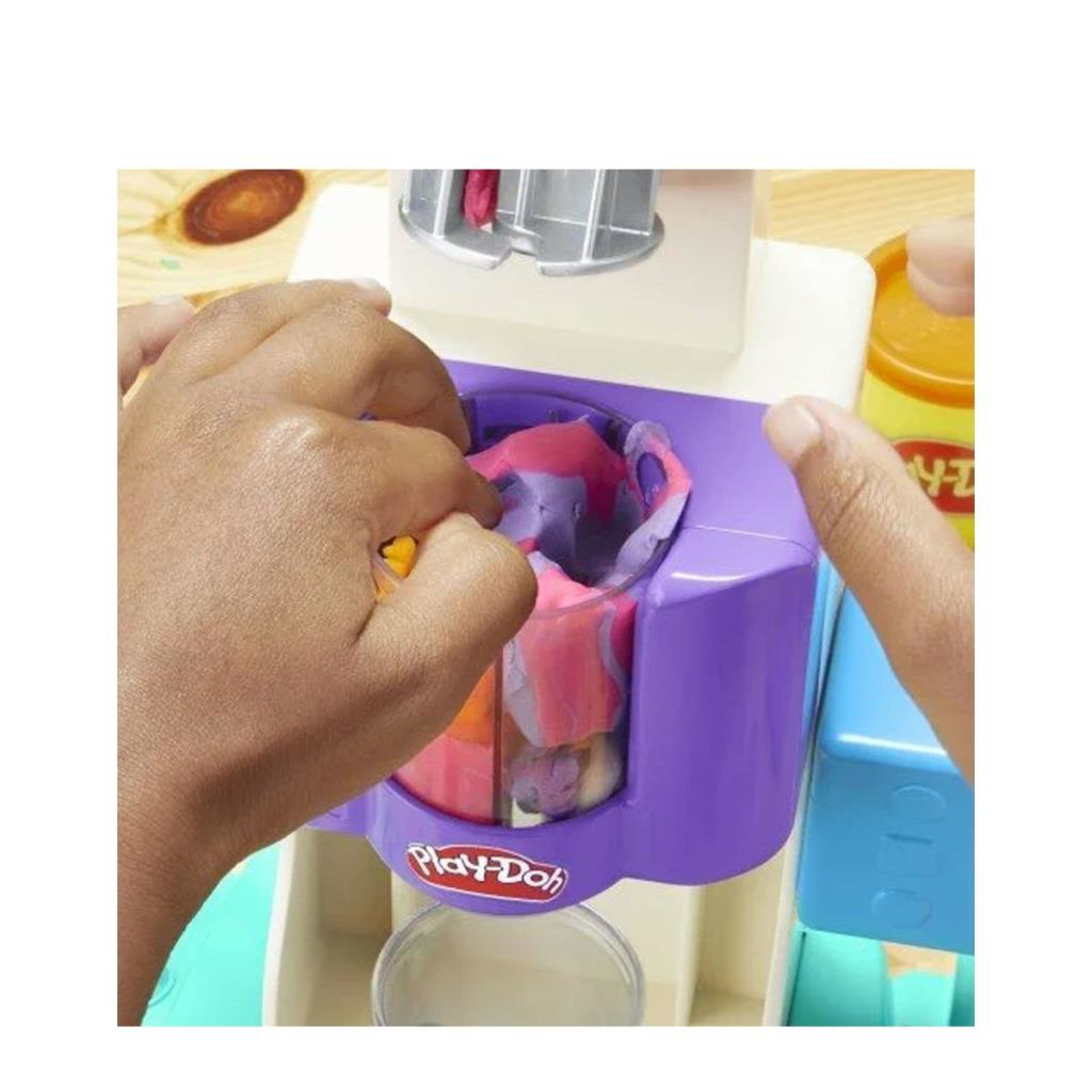 Nessiworld G0028 Play-Doh Gökkuşağı Dondurma Makinesi Oyun Seti+3