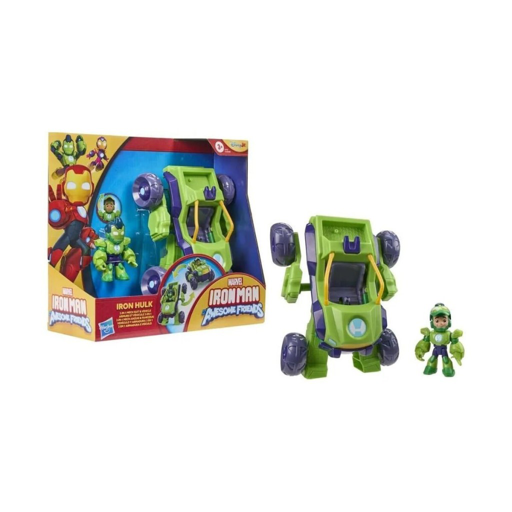Nessiworld G1258 Iron Man and his Awesome Friends 2si 1 arada Set
