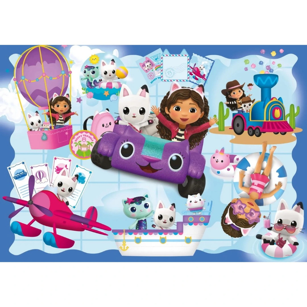 NessiWorld Gabby's Dollhouse Puzzle 100 Parça NessiWorld Gabby's Dollhouse Puzzle 100 Parça