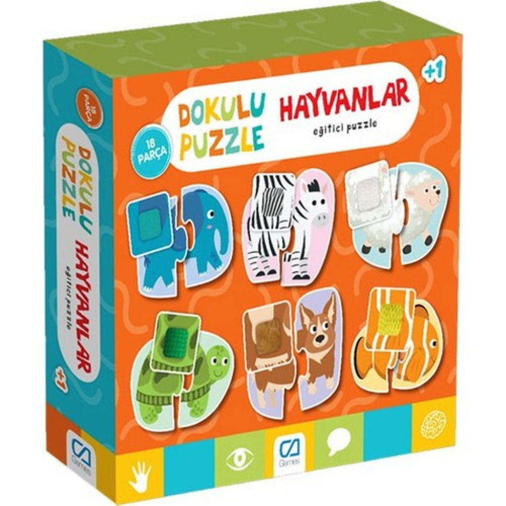 Nessiworld Games Hayvanlar Dokulu Eğitici Puzzle 18 Parça 5126 Nessiworld Games Hayvanlar Dokulu Eğitici Puzzle 18 Parça 5126