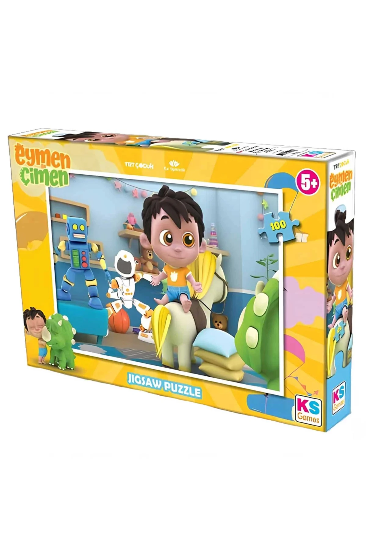 NessiWorld Games Eymen ile Çimen 100 Parça Puzzle