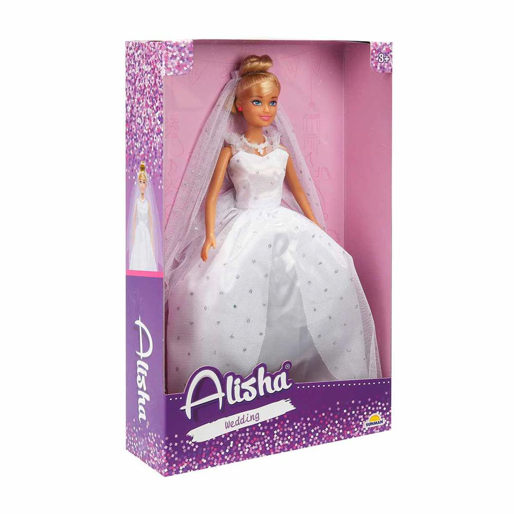Nessiworld GELİNLİKLİ BEBEK ALİSHA  29CM