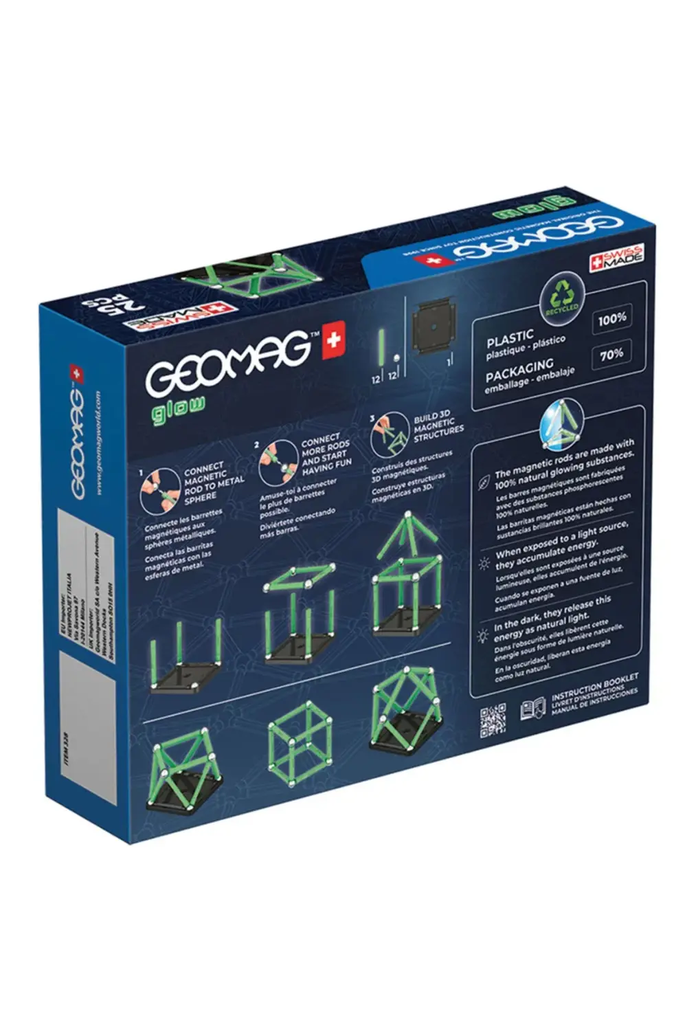 Nessiworld Geomag Glow Manyetik Zeka Oyunu 25 Parça