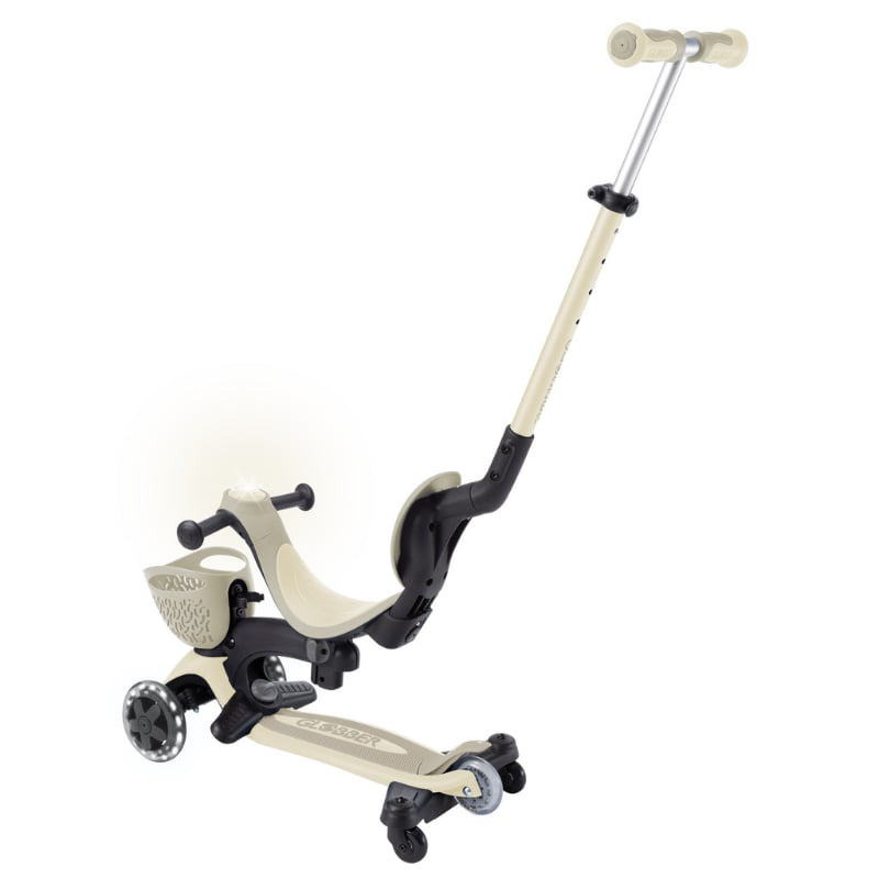 Nessiworld Globber Go Up Baby 360 Işıklı Scooter Koyu Bej