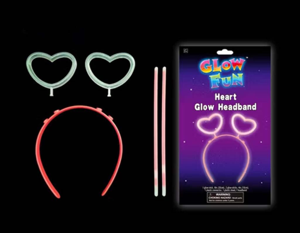 Nessiworld Glow Stick Karanlıkta Yanan Fosforlu Kalp Taç 12 Adet Nessiworld Glow Stick Karanlıkta Yanan Fosforlu Kalp Taç 12 Adet