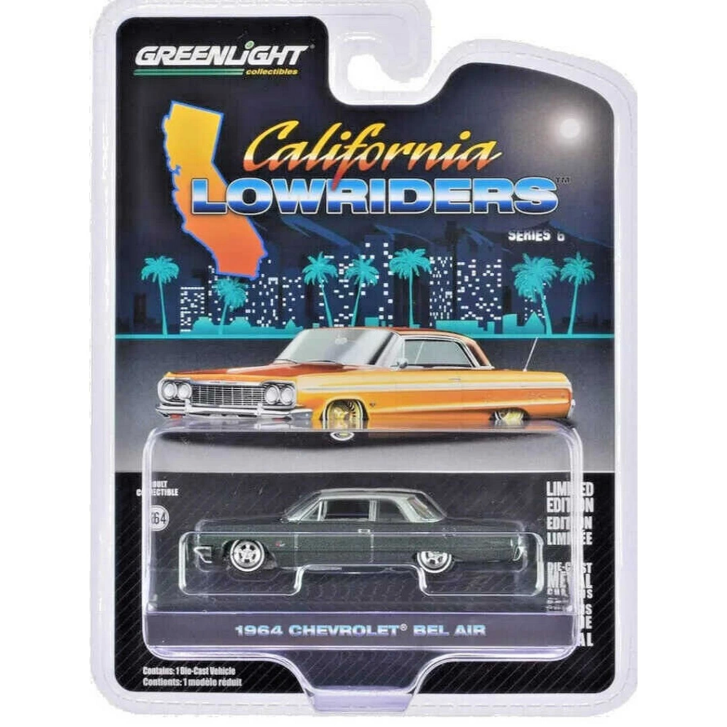 Nessiworld Greenlight 1/64 California Lowriders Series 6- 1964 Ch Nessiworld Greenlight 1/64 California Lowriders Series 6- 1964 Ch