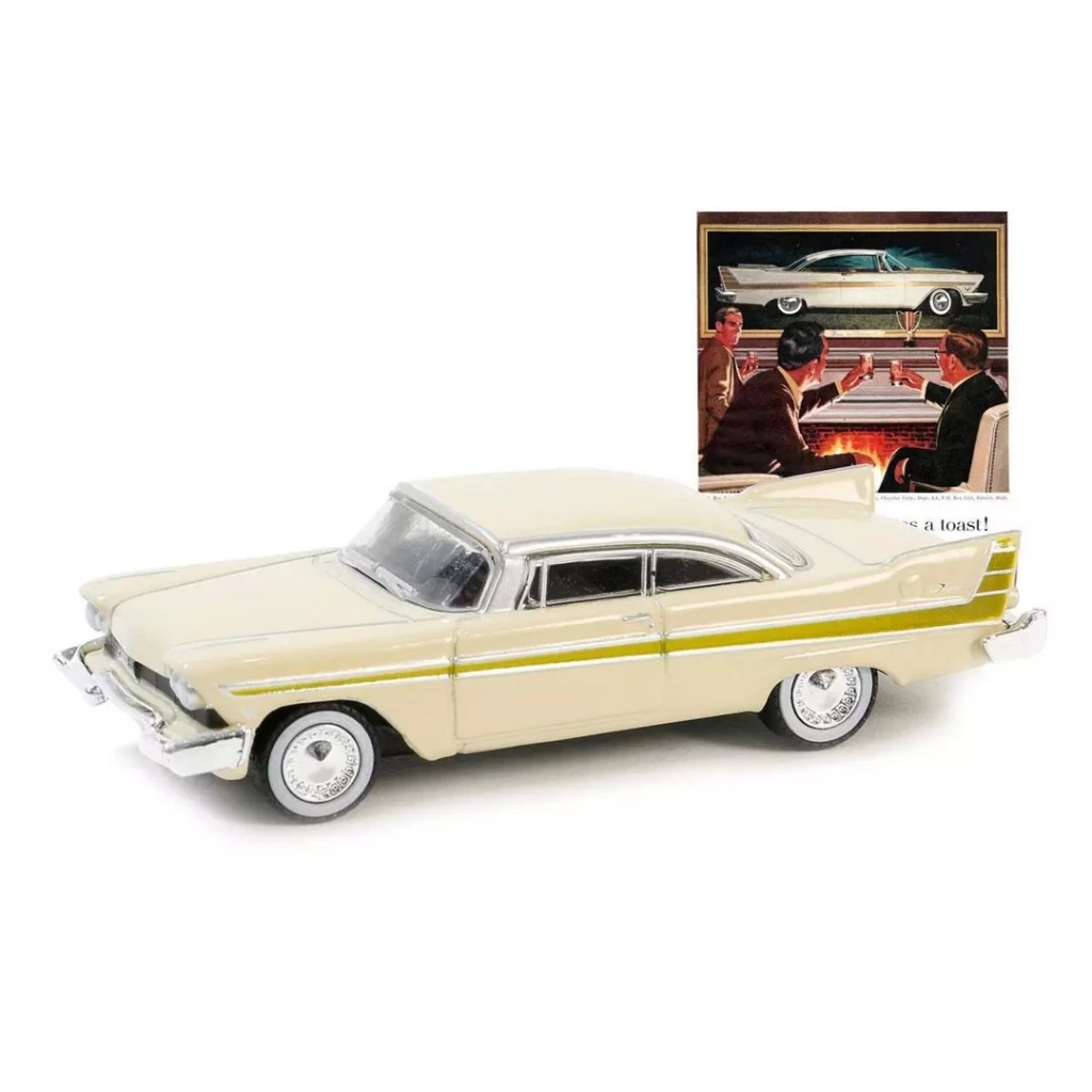 Nessiworld Greenlight 1/64 Vintage Ad Cars Series 10- 1957 Plymou Nessiworld Greenlight 1/64 Vintage Ad Cars Series 10- 1957 Plymou