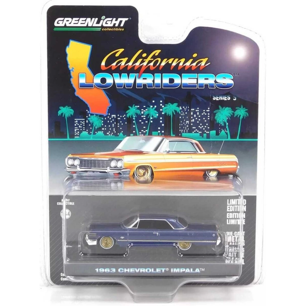Nessiworld Greenlight 1/64 California Lowriders Series 5 - 1963 C Nessiworld Greenlight 1/64 California Lowriders Series 5 - 1963 C