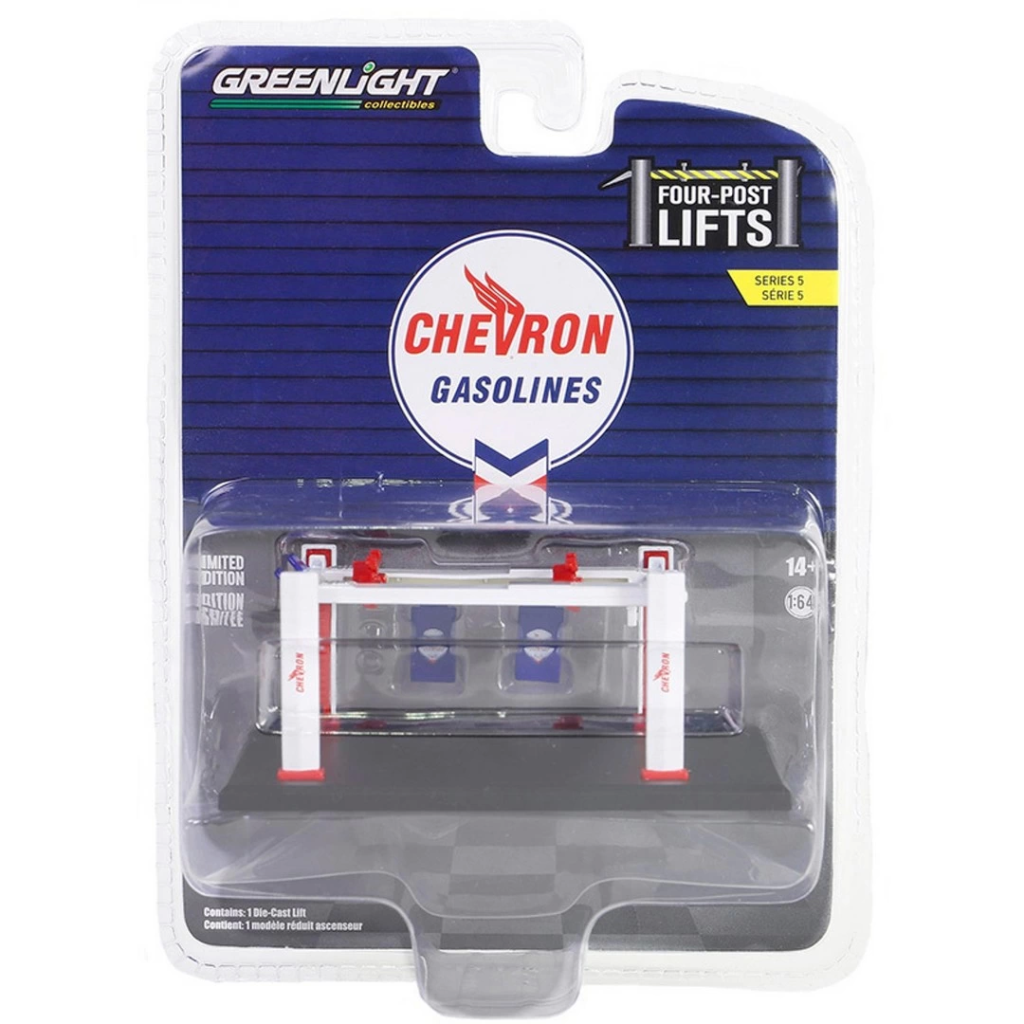 Nessiworld Greenlight 1/64 Chevron Gasolines Lift Nessiworld Greenlight 1/64 Chevron Gasolines Lift