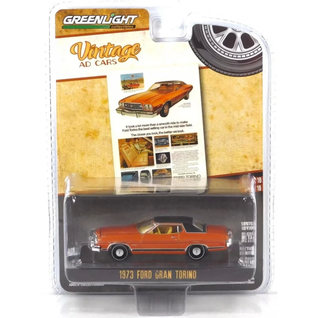 Nessiworld Greenlight 1/64 Vintage Ad Cars Series 10- 1973 Ford G