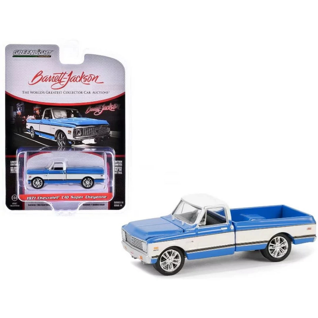 Nessiworld Greenlight 1/64 Barrett-Jackson Series 14- 1971 Chevro Nessiworld Greenlight 1/64 Barrett-Jackson Series 14- 1971 Chevro