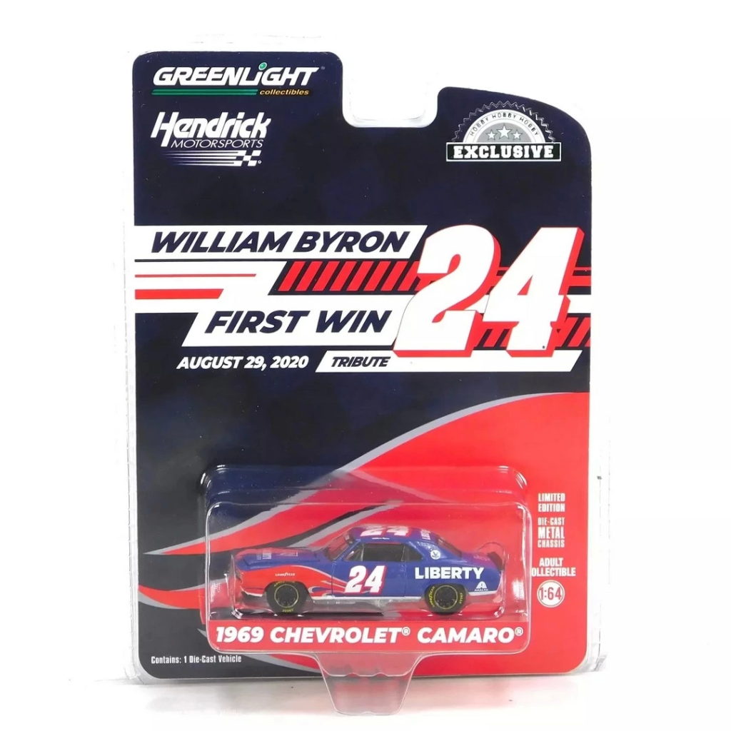 Nessiworld Greenlight 1/64 1969 Chevrolet Camaro - William Byron