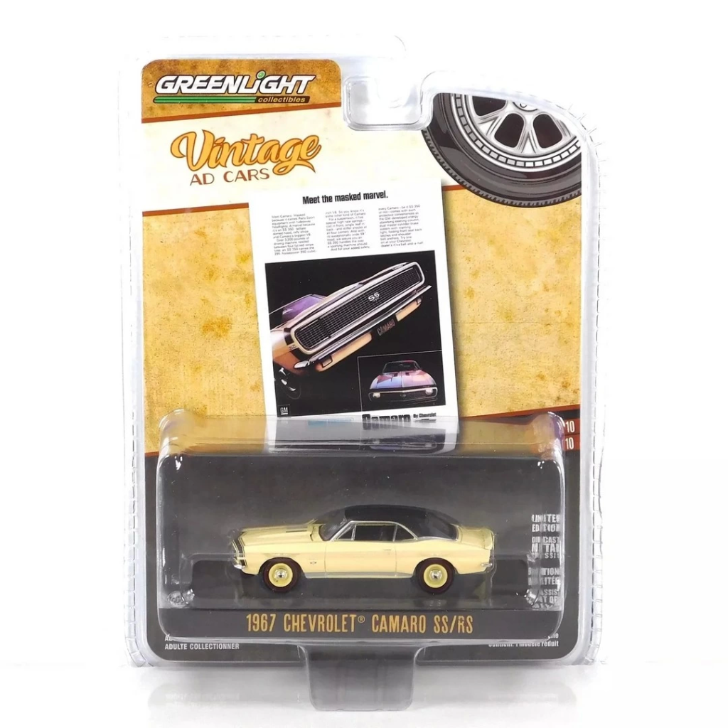 Nessiworld Greenlight 1/64 Vintage Ad Cars Series 10- 1967 Chevro