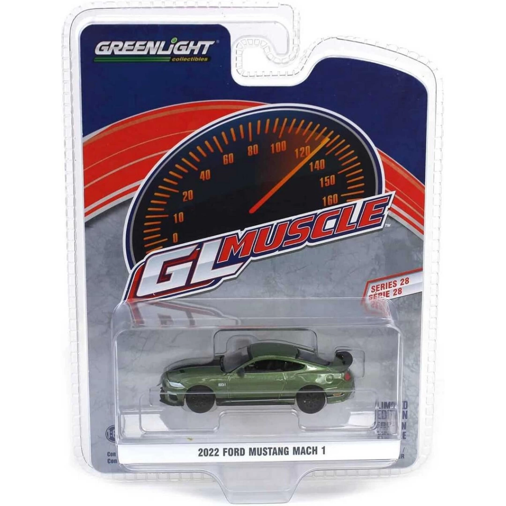 Nessiworld Greenlight 1/64 Muscle Series 28- 2022 Mustang Mach