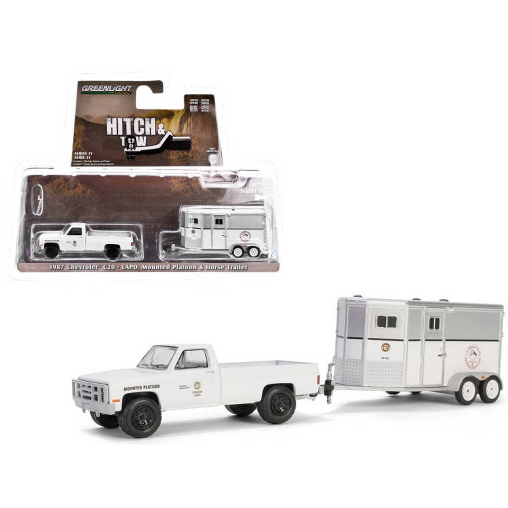 Nessiworld Greenlight 1/64 Hitch & Tow Series 31 - LAPD Search an