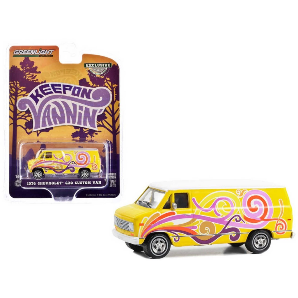 Nessiworld Greenlight 1/64 Vannin' - 1976 Chevrolet G20 Custom Va Nessiworld Greenlight 1/64 Vannin' - 1976 Chevrolet G20 Custom Va