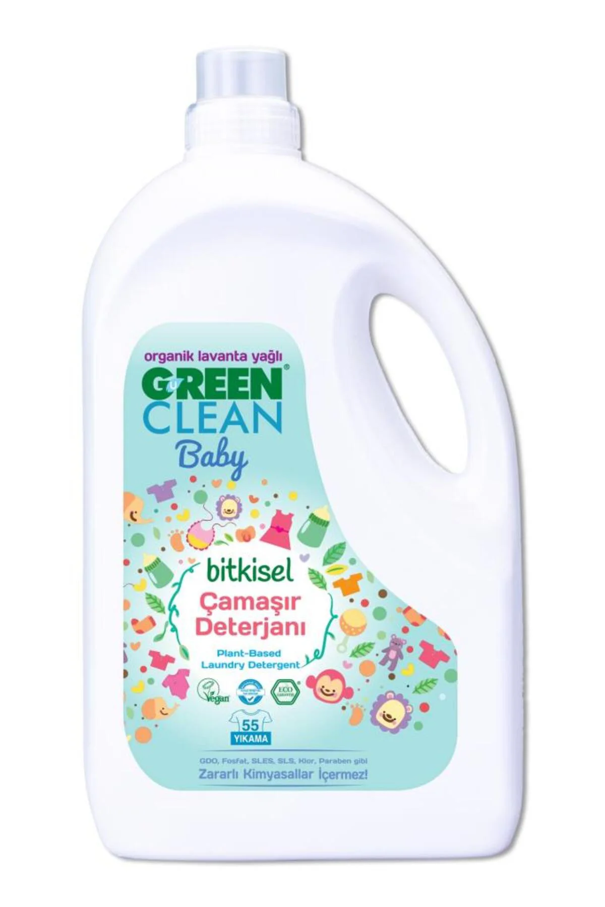 Nessiworld Green Clean Baby Bitkisel Çamaşır Deterjanı 2750 ml (5