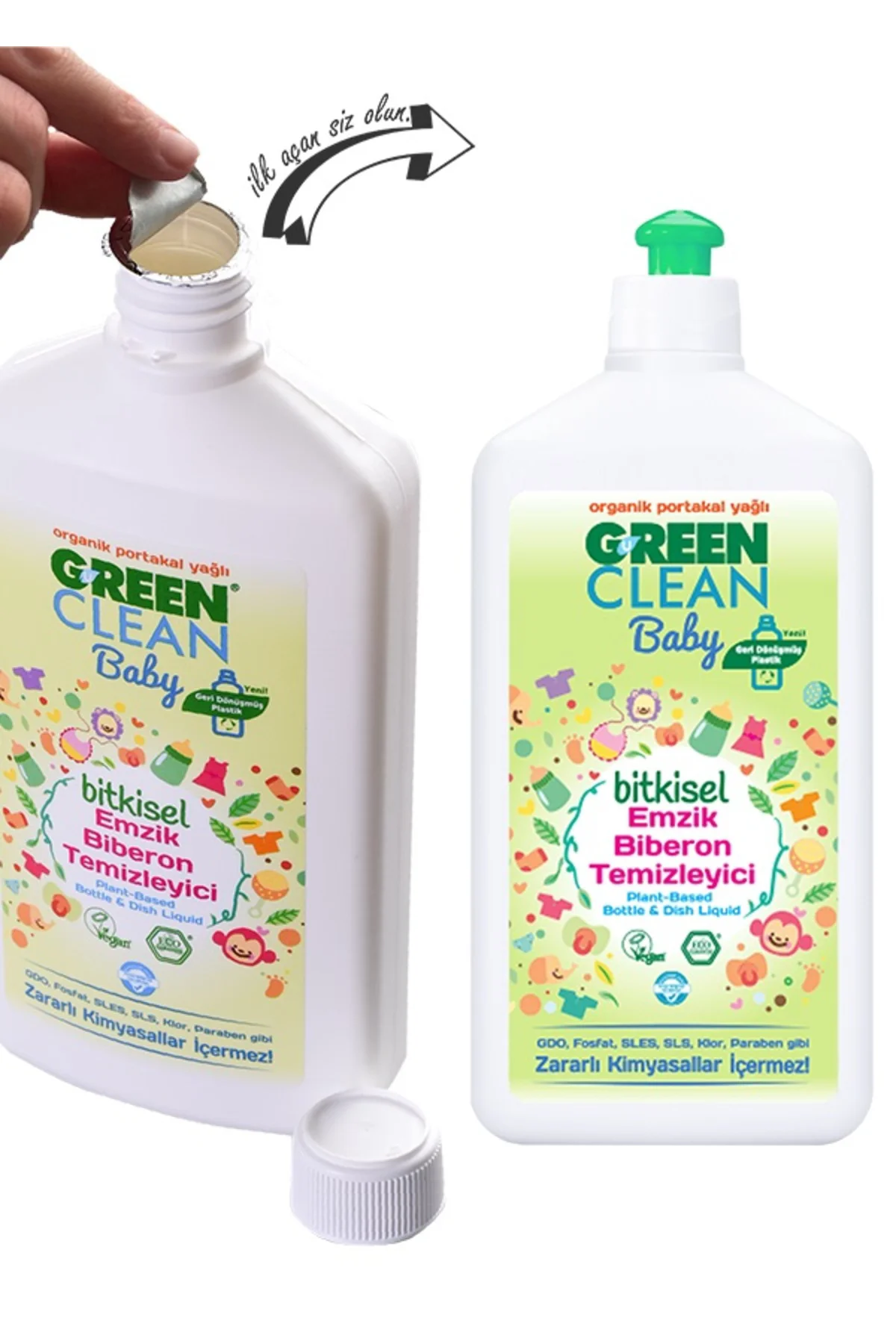 Nessiworld Green Clean Baby Bitkisel Emzik Biberon Temizleyici 50