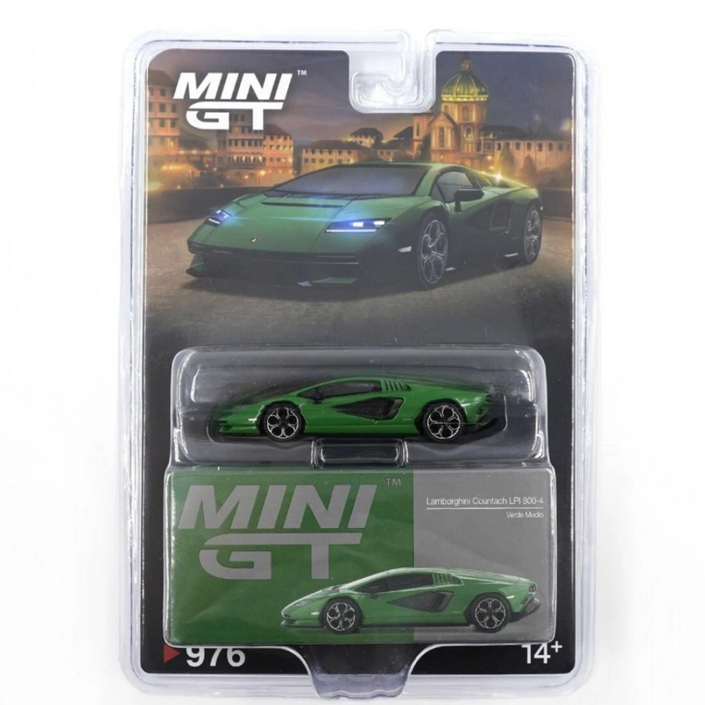 NessiWorld GT 1/64 Lamborghini Countach LPI 800-4 Verde Medio - B