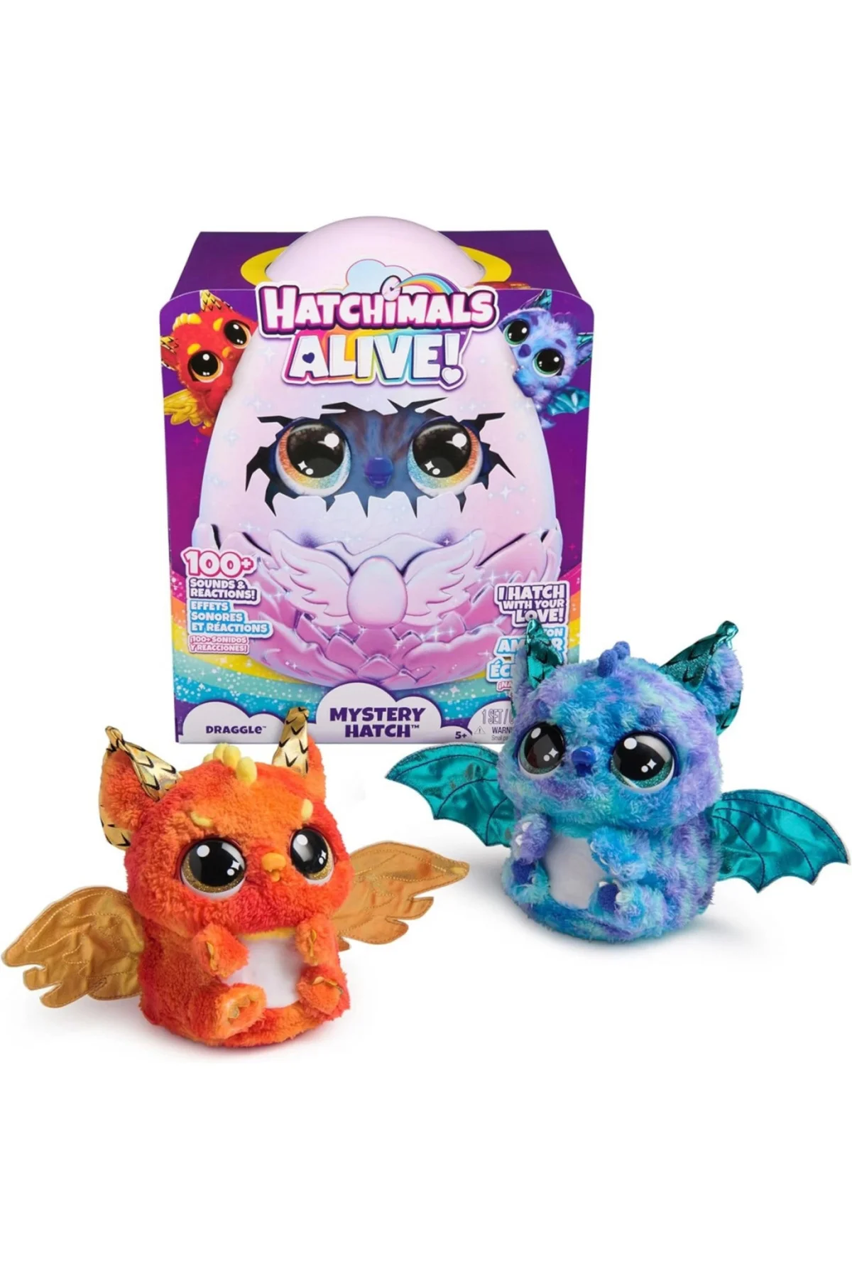 Nessiworld Hatchimals Plush Glitter Draggle