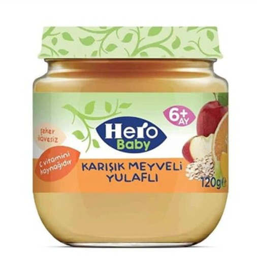 Nessiworld Hero Baby Karışık Meyveli Yulaflı Kavanoz Mama 120 Gr Nessiworld Hero Baby Karışık Meyveli Yulaflı Kavanoz Mama 120 Gr