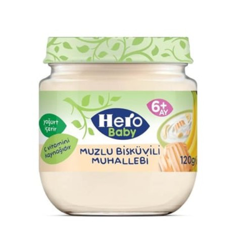Nessiworld Hero Baby Muzlu Bisküvili Muhallebi Kavanoz Mama 120 G Nessiworld Hero Baby Muzlu Bisküvili Muhallebi Kavanoz Mama 120 G