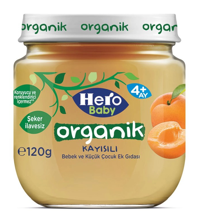 Nessiworld Hero Baby Organik Kayısı Kavanoz Mama 120 Gr Nessiworld Hero Baby Organik Kayısı Kavanoz Mama 120 Gr