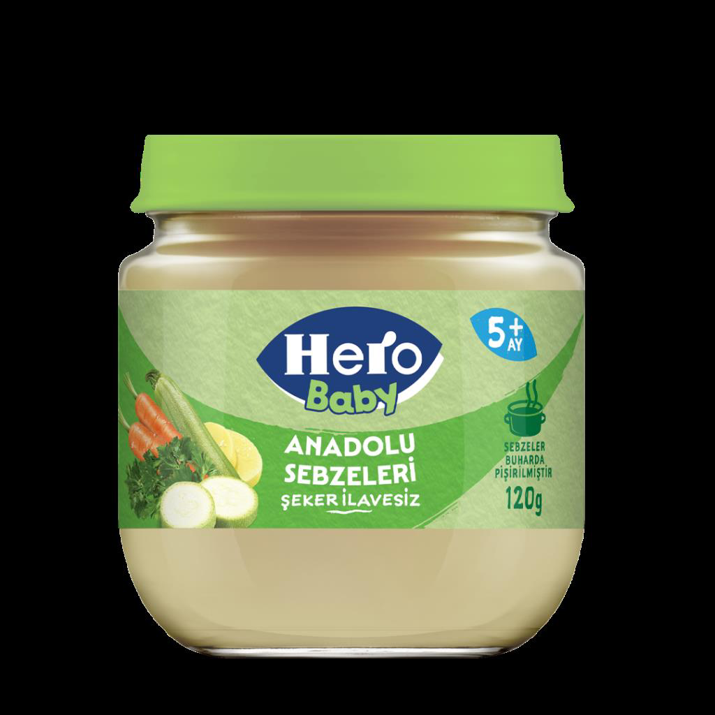 Nessiworld Hero Baby Anadolu Sebzeleri Kavanoz Mama 120 Gr Nessiworld Hero Baby Anadolu Sebzeleri Kavanoz Mama 120 Gr