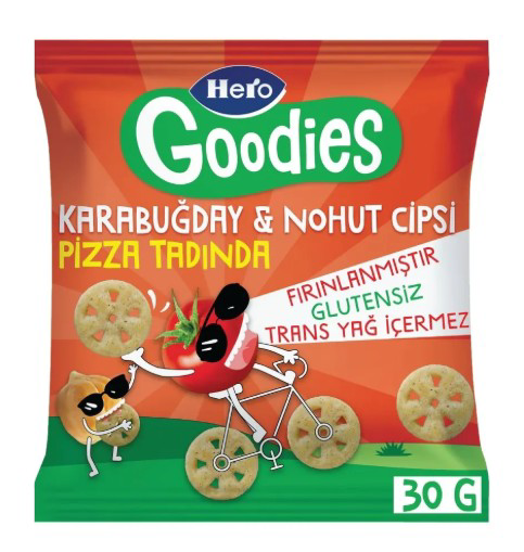 Nessiworld Hero Goodies Pizza Sağlıklı Cips 30 Gr