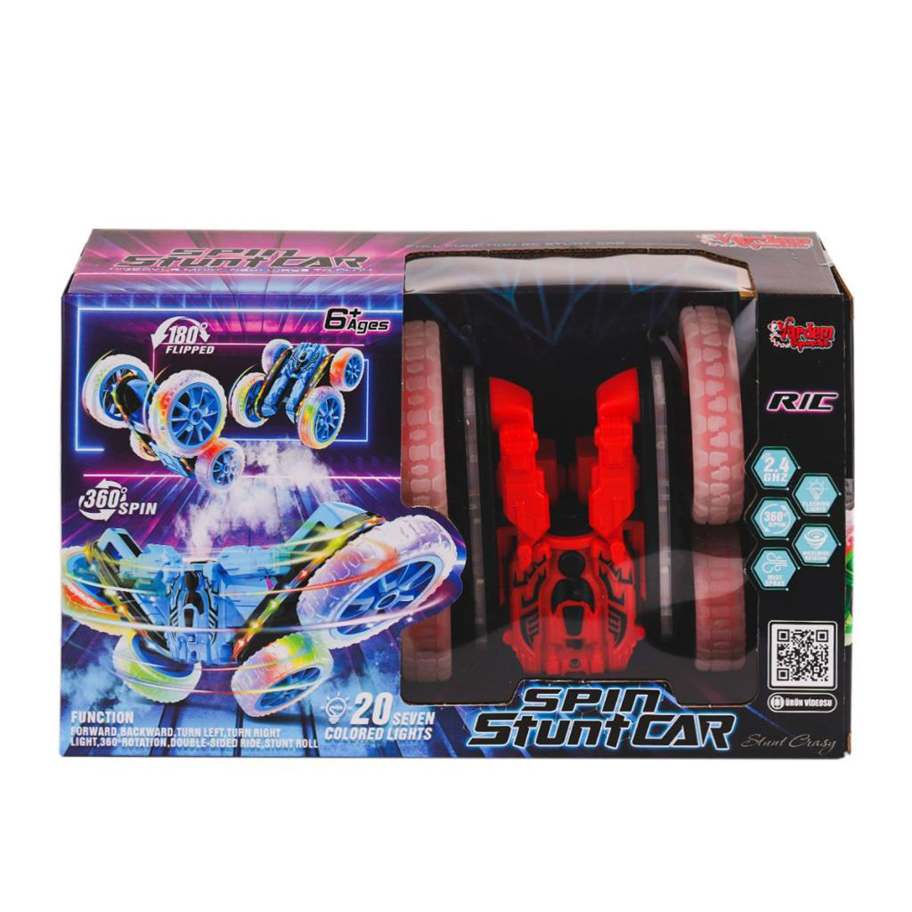 Nessiworld HG-4-45 Kumandalı Işıklı Buharlı Stunt Spin Araba -Var