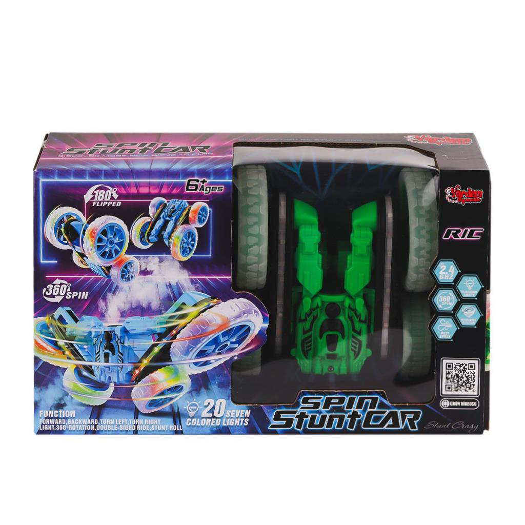 Nessiworld HG-4-45 Kumandalı Işıklı Buharlı Stunt Spin Araba -Var