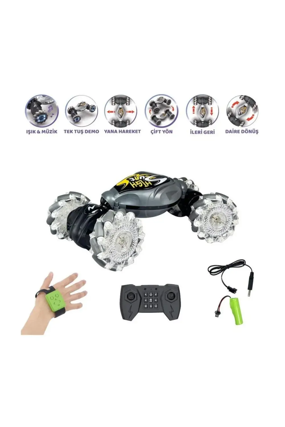 Nessiworld HG4-28 Uzaktan Kumandalı Bilekten Kontrol Şarjlı 2.4G