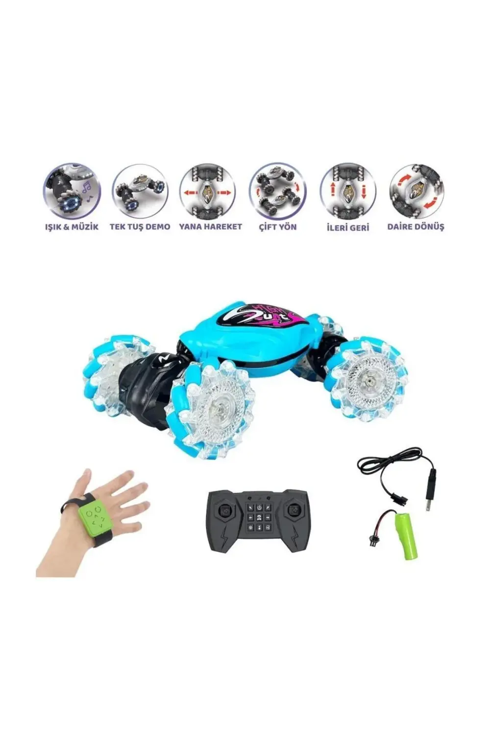 Nessiworld HG4-28 Uzaktan Kumandalı Bilekten Kontrol Şarjlı 2.4G