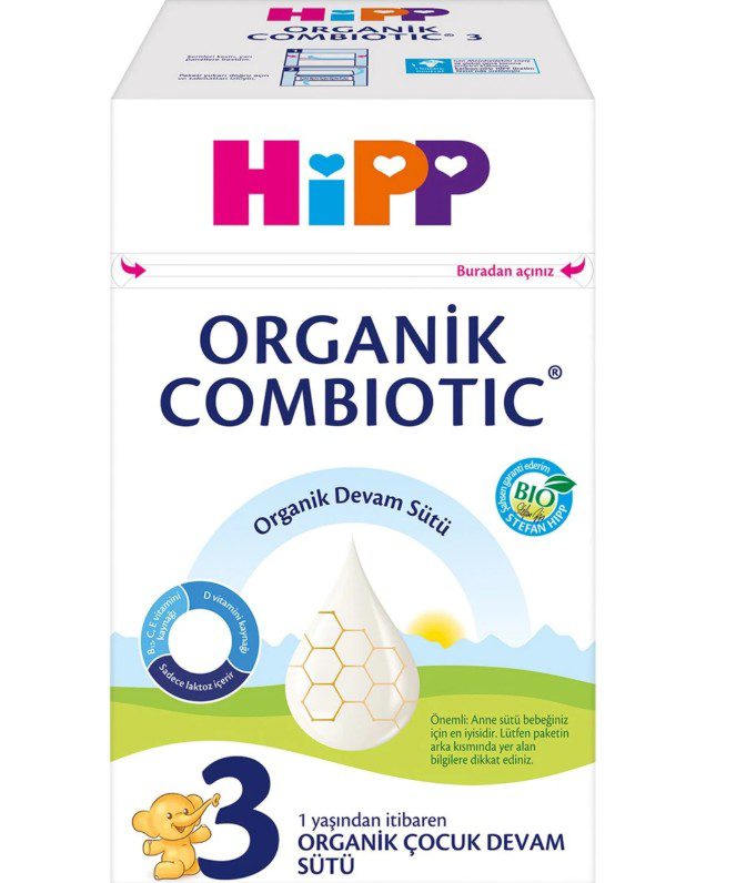 Nessiworld Hipp 3 Organik Combiotic Bebek Sütü 800 Gr X2 Islak Me
