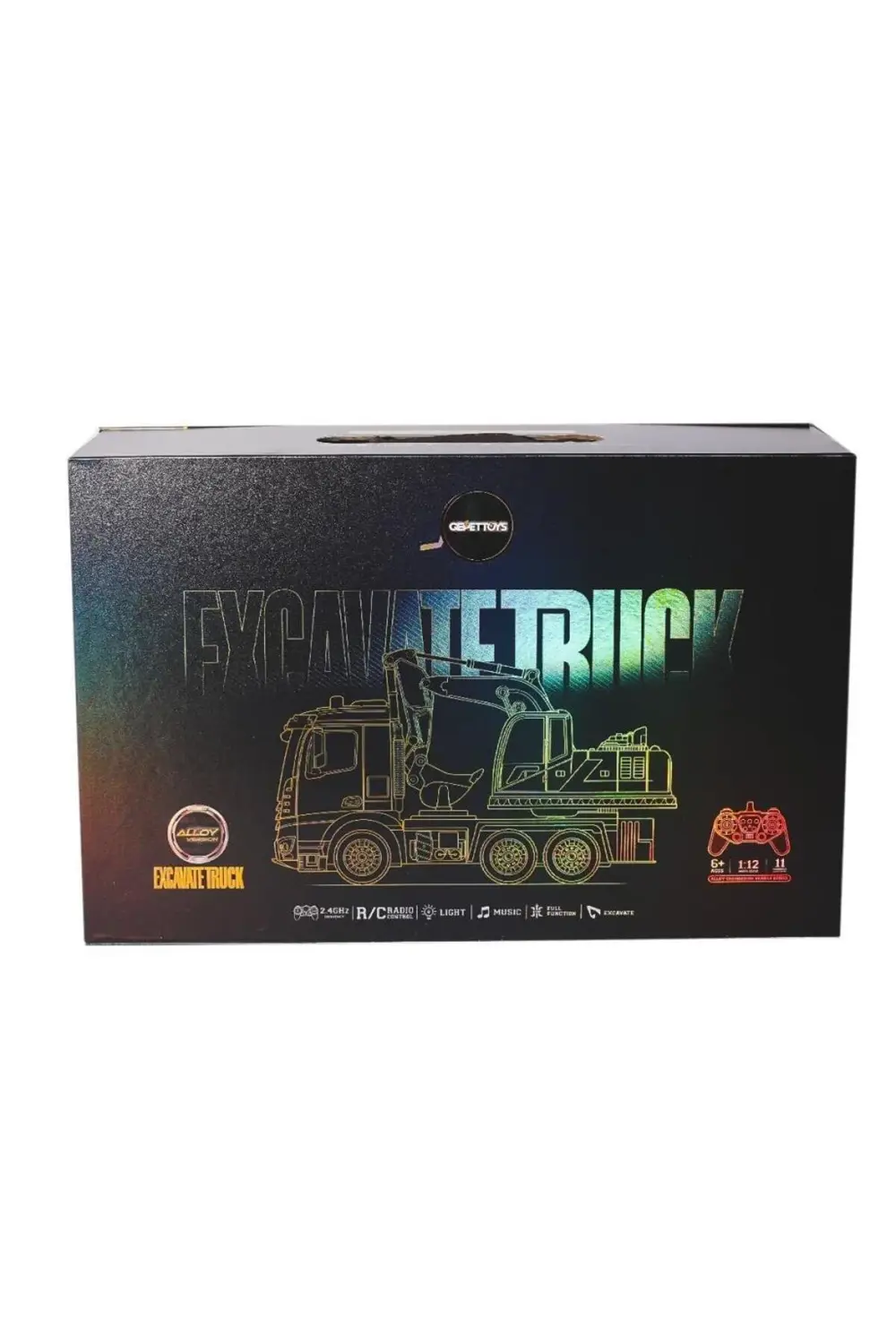 Nessiworld HJ8001-2 Kumandalı Metal Excavate Truck -Gepettoys