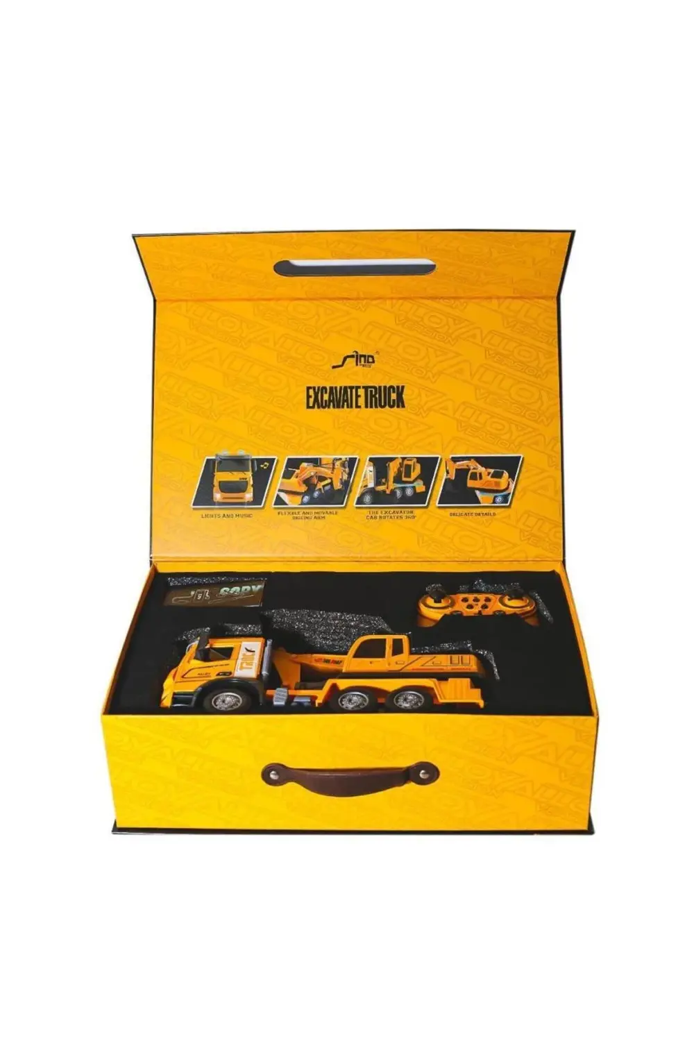 Nessiworld HJ8001-2 Kumandalı Metal Excavate Truck -Gepettoys