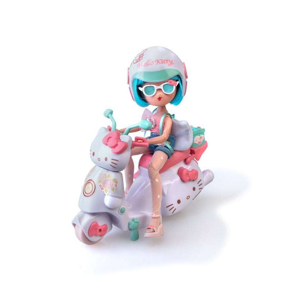 Nessiworld HKTF3000 Hello Kitty Manga Bebek ve Pretty Pink Scoote Nessiworld HKTF3000 Hello Kitty Manga Bebek ve Pretty Pink Scoote