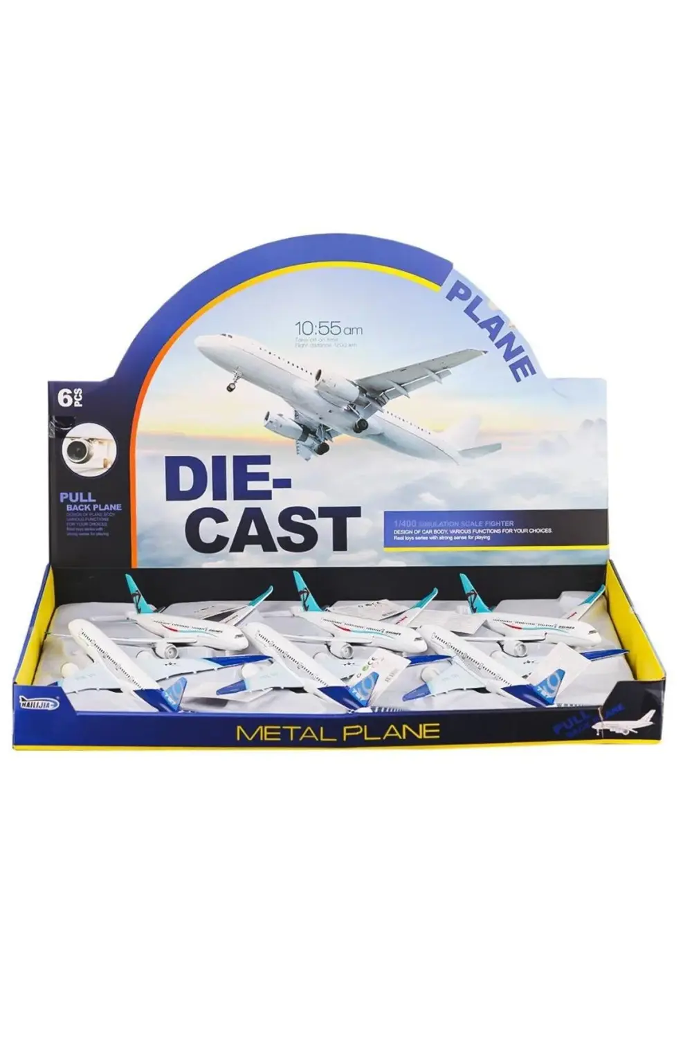 Nessiworld HL109-6 Çek Bırak Uçaklar -Karsan Oyuncak