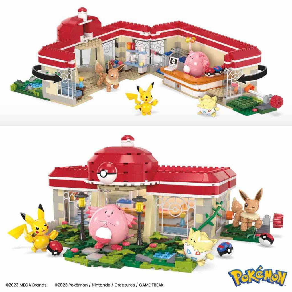 Nessiworld HNT93 MEGA Pokémon™ Pokémon Dinlenme Tesisi 648 parça 