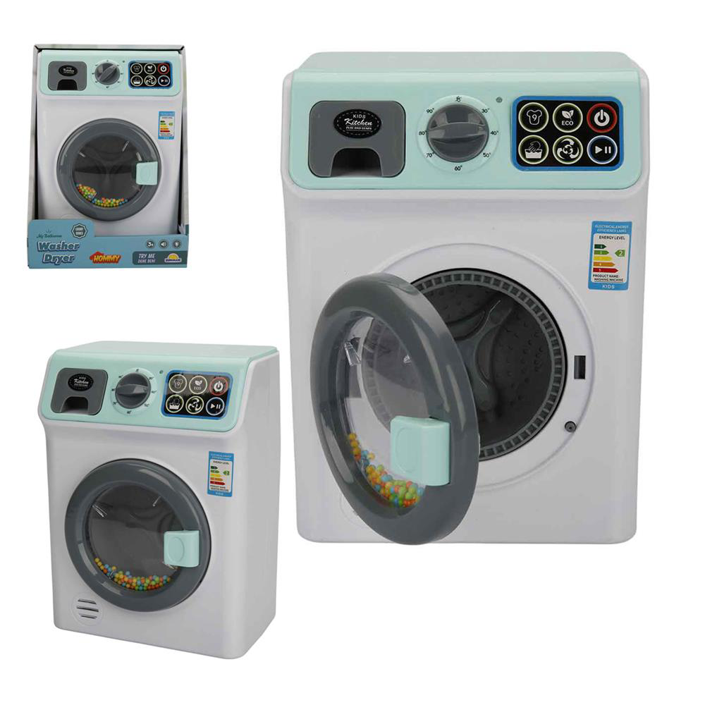 Nessiworld Hommy Sesli ve Işıklı Yeşil Çamaşır Makinesi