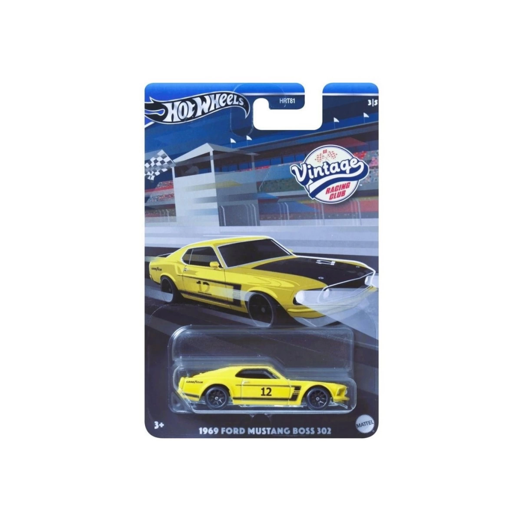 Nessiworld Hot Wheels 1969 Ford Mustang Boss 302 Vintage HRV08 Nessiworld Hot Wheels 1969 Ford Mustang Boss 302 Vintage HRV08