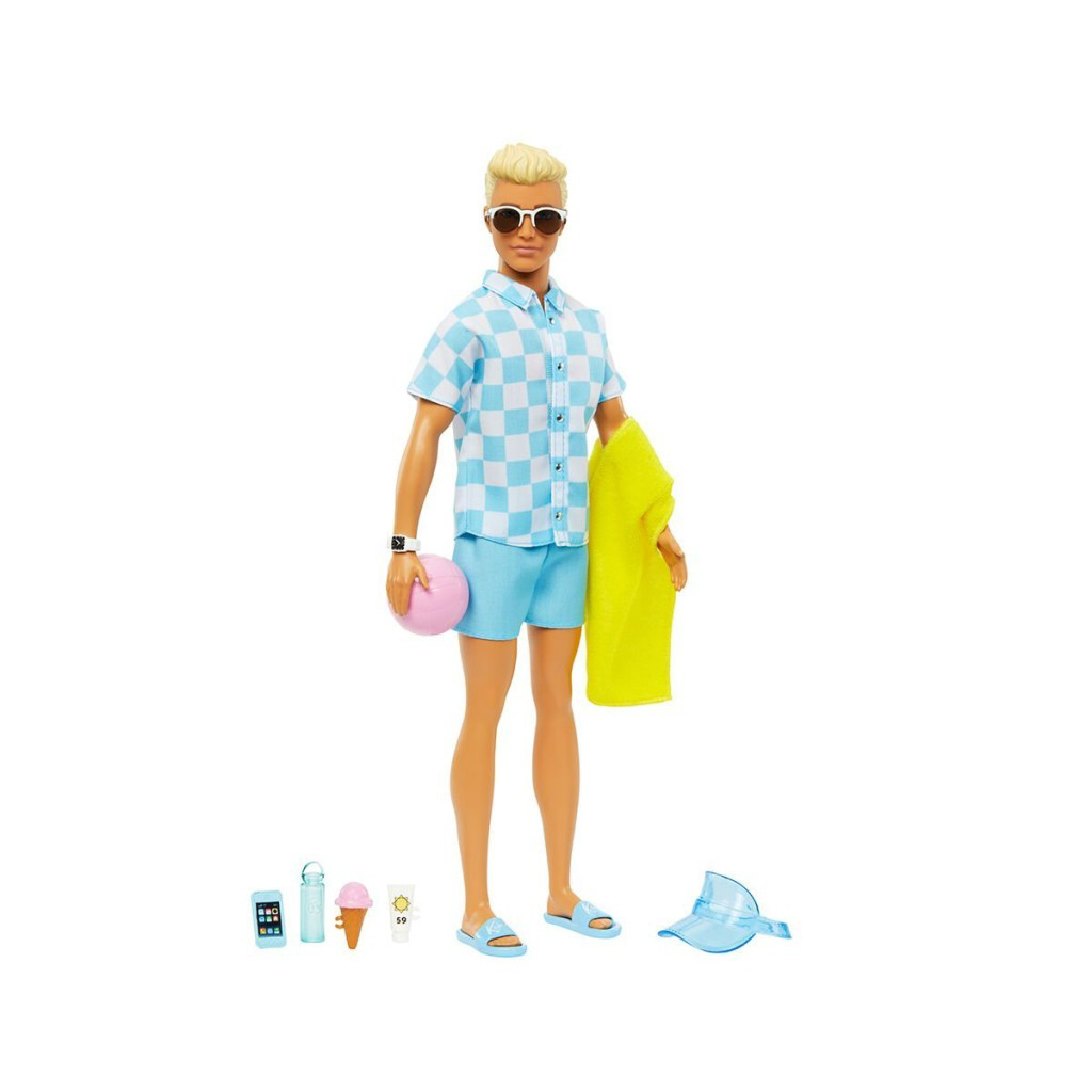 Nessiworld HPL74 Barbie Plaj Günü Oyun Seti -Ken