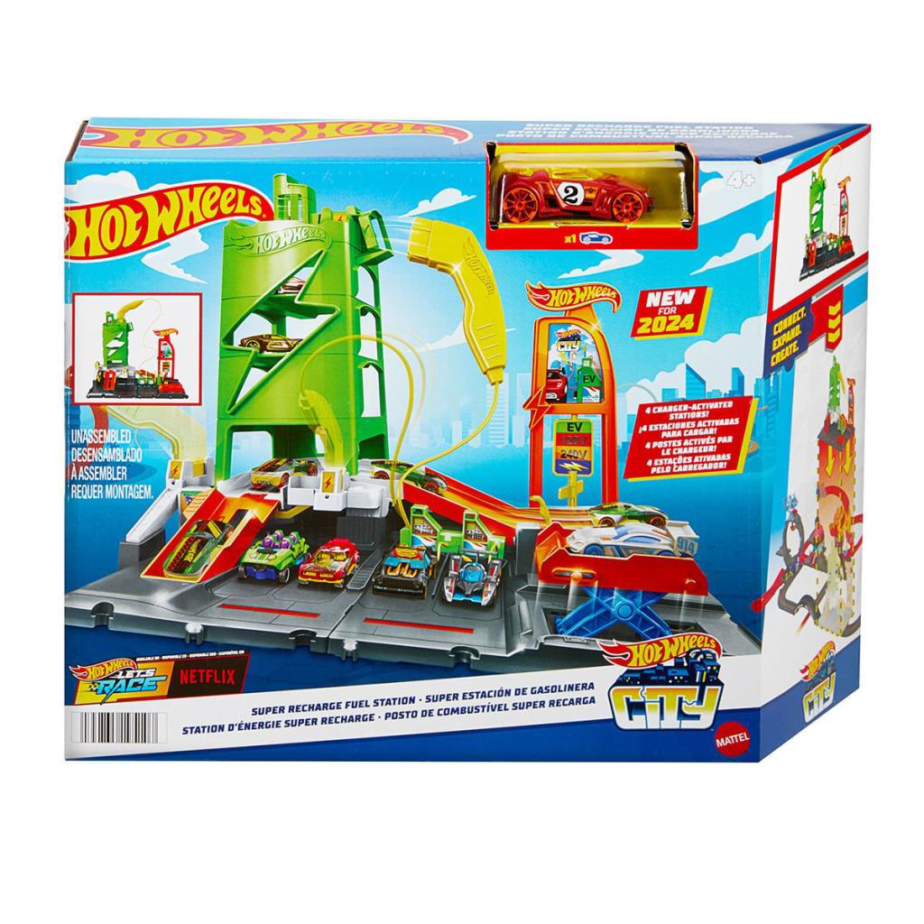NessiWorld HTN79 Hot Wheels Elektrikli Araç Şarj İstasyonu Oyun S