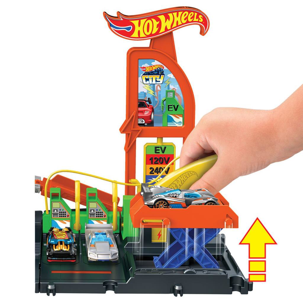 NessiWorld HTN79 Hot Wheels Elektrikli Araç Şarj İstasyonu Oyun S