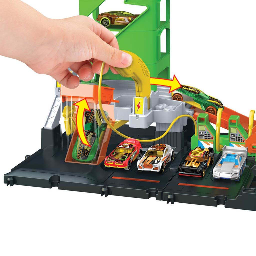NessiWorld HTN79 Hot Wheels Elektrikli Araç Şarj İstasyonu Oyun S