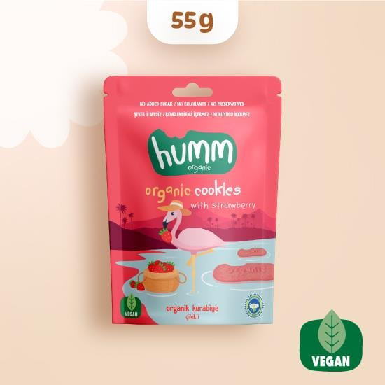 Just Cheap Store Humm Organik Vegan Çilekli Kurabiye 55 Gr Just Cheap Store Humm Organik Vegan Çilekli Kurabiye 55 Gr
