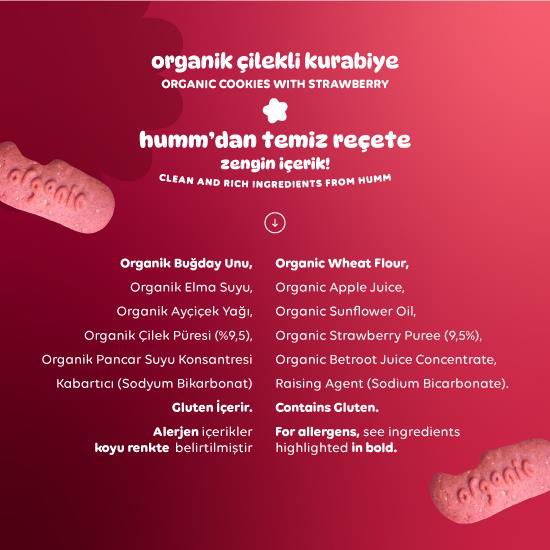 Just Cheap Store Humm Organik Vegan Çilekli Kurabiye 55 Gr Just Cheap Store Humm Organik Vegan Çilekli Kurabiye 55 Gr