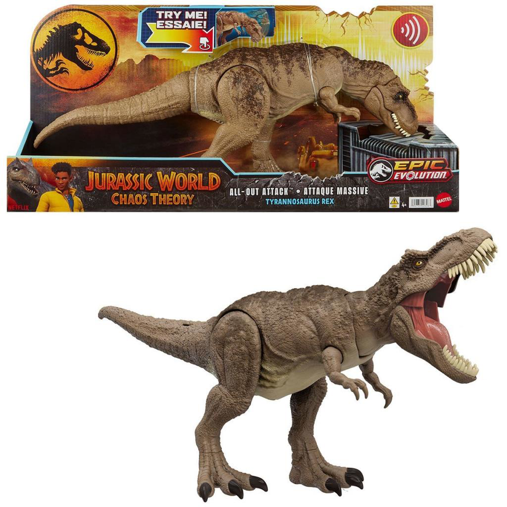 Nessiworld HXF53 Jurassic World Saldırgan T-Rex Figürü Nessiworld HXF53 Jurassic World Saldırgan T-Rex Figürü